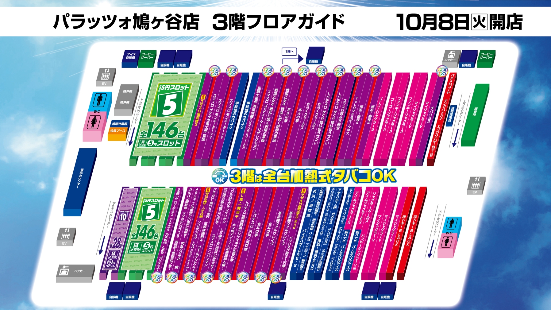 スロット(3階フロア)