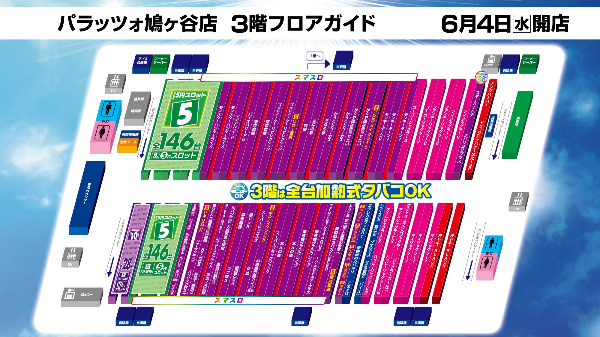 スロット(3階フロア)